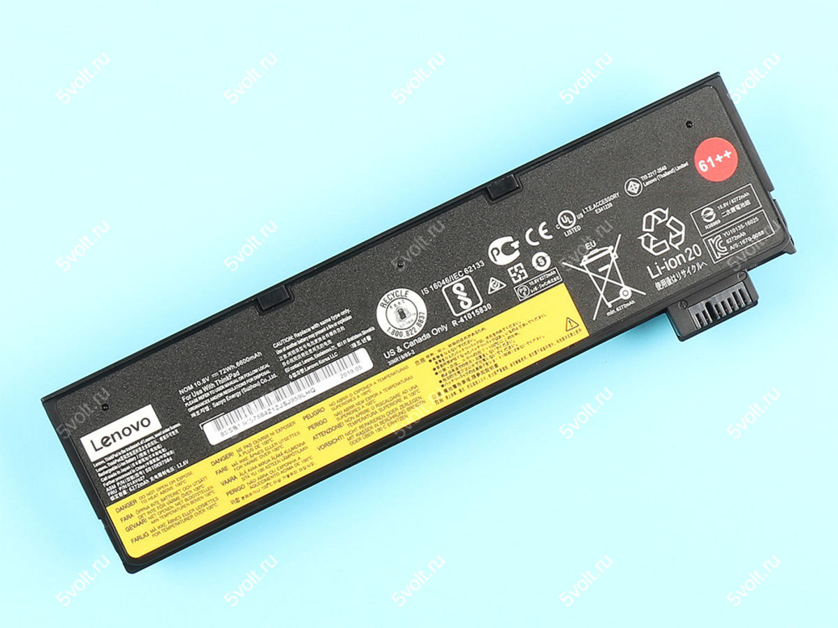 Аккумулятор для ноутбука Lenovo Thinkpad T480 (72Wh) - купить батарею для  Lenovo Thinkpad T480 (72Wh) в наличии: цена, характеристики