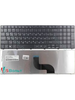 Клавиатура для ноутбука Acer Aspire E1-521, E1-531, E1-531G черная