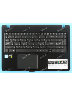 Клавиатура для Acer Aspire F5-573TG черная с подсветкой (топкейс)