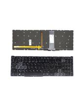 Клавиатура для Acer Nitro 5 AN517-41 (широкий шлейф) черная с RGB подсветкой