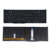 Клавиатура для Acer Predator Helios 300 PH315-53 (узкий шлейф) черная с RGB подсветкой
