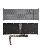 Клавиатура для Acer Aspire 5 A515-57 серая с подсветкой