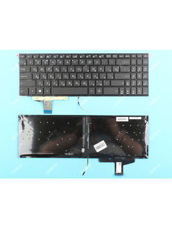 Клавиатура для Asus Vivobook Pro 15 N580 черная с подсветкой