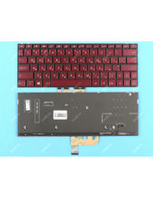 Клавиатура для Asus Zenbook UX333FA красная с подсветкой