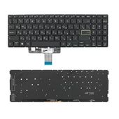 Клавиатура для Asus L510K черная с подсветкой