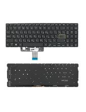 Клавиатура для Asus L510M черная с подсветкой