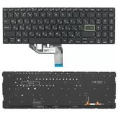 Клавиатура для Asus VivoBook X513E черная с подсветкой