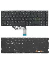 Клавиатура для Asus VivoBook M513U черная с подсветкой