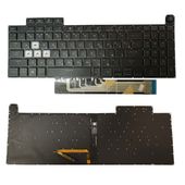 Клавиатура для Asus TUF Dash FX517Z черная с RGB подсветкой