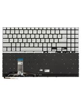 Клавиатура для Asus Vivobook 15 X1504V серебристая с подсветкой