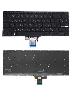Клавиатура для Asus VivoBook Pro 14 M3401Q черная с подсветкой