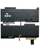 Клавиатура для Asus ROG Strix G17 Advantage Edition G713Q черная с подсветкой (4 ZONE RGB)