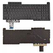 Клавиатура для Asus ROG Strix G17 G713P черная с подсветкой (RGB Per-Key)