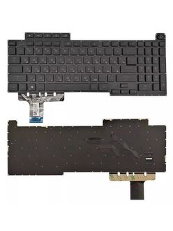 Клавиатура для Asus ROG Strix G17 G713Q черная с подсветкой (RGB Per-Key)