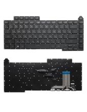 Клавиатура для Asus ROG Strix G15 G513Q черная с подсветкой (RGB Per-Key)