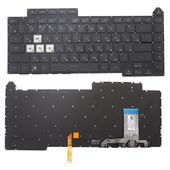 Клавиатура для Asus ROG Strix G15 Advantage Edition G513Q черная с подсветкой (4 ZONE RGB)