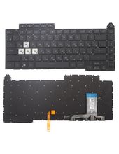 Клавиатура для Asus ROG Strix G15 G513I черная с подсветкой (4 ZONE RGB)