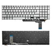 Клавиатура для Asus VivoBook 17 M1702Q серебристая с подсветкой
