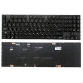 Клавиатура для Asus ROG Strix SCAR 17 G733Q черная с подсветкой (RGB PER KEY)