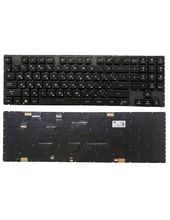 Клавиатура для Asus ROG Strix SCAR 17 G733Q черная с подсветкой (RGB PER KEY)
