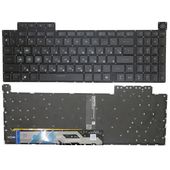 Клавиатура для Asus TUF Gaming A16 FA608P черная с RGB подсветкой