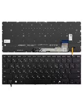 Клавиатура для Asus Vivobook S14 S3407A черная с подсветкой