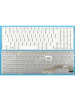 Клавиатура для Asus R540SC белая