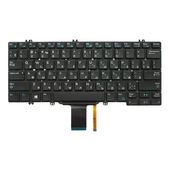 Клавиатура для Dell Latitude 5280 черная с подсветкой
