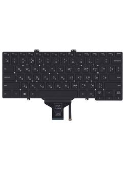 Клавиатура для Dell Latitude 5400 черная с подсветкой