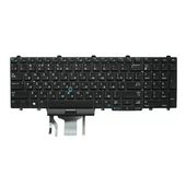 Клавиатура для Dell Latitude 5580 черная с подсветкой