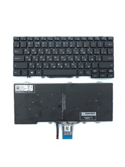 Клавиатура для Dell Latitude 5300 черная с подсветкой