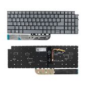 Клавиатура для Dell Vostro 15 3515 (P112F005) серая с подсветкой