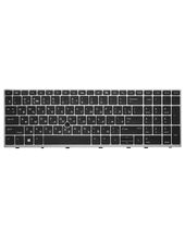 Клавиатура для HP ZBook 15u G5 черная с подсветкой и указателем