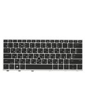 Клавиатура для HP EliteBook 830 G6 черная с подсветкой и указателем