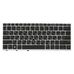 Клавиатура для HP EliteBook 830 G6 черная с подсветкой и указателем
