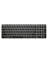 Клавиатура для HP ZBook 15u G3 черная с подсветкой и указателем
