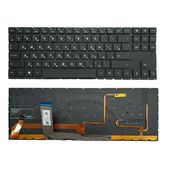 Клавиатура для HP OMEN 15-EK0000UR черная с RGB подсветкой