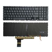 Клавиатура для HP Victus 15-FA0000 черная с подсветкой