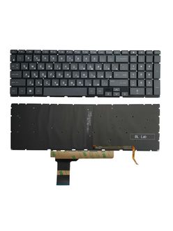 Клавиатура для HP Victus 16-E0000 черная с подсветкой