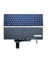 Клавиатура для HP Victus 16-E1000 темно-синяя с подсветкой