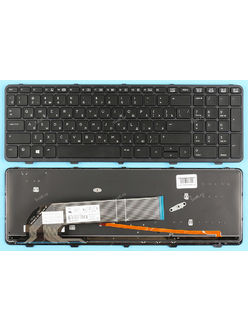 Клавиатура для HP Probook 450 G2 черная с подсветкой