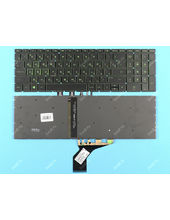 Клавиатура для HP Pavilion Gaming 15-EC1000UR зеленая с подсветкой