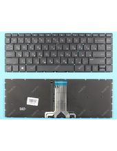 Клавиатура для HP 14-BA000UR черная с подсветкой