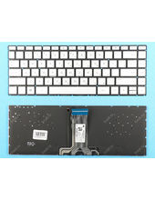 Клавиатура для HP 14-BA000UR серебристая с подсветкой