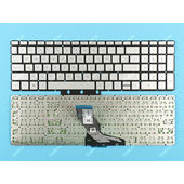 Клавиатура для ноутбука HP Pavilion 15-CC500 серии серебристая с подсветкой