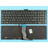 Клавиатура для ноутбука HP Pavilion Gaming 15-DP0000UR черная с зеленой подсветкой