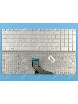 Клавиатура для HP 15-DW0000UR серебристая