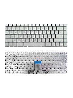 Клавиатура для HP 14-CE1000UR серебристая