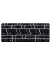 Клавиатура для HP EliteBook 725 G4 черная с подсветкой и указателем