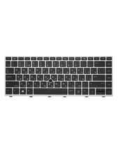 Клавиатура для HP EliteBook 745 G6 черная с подсветкой и указателем